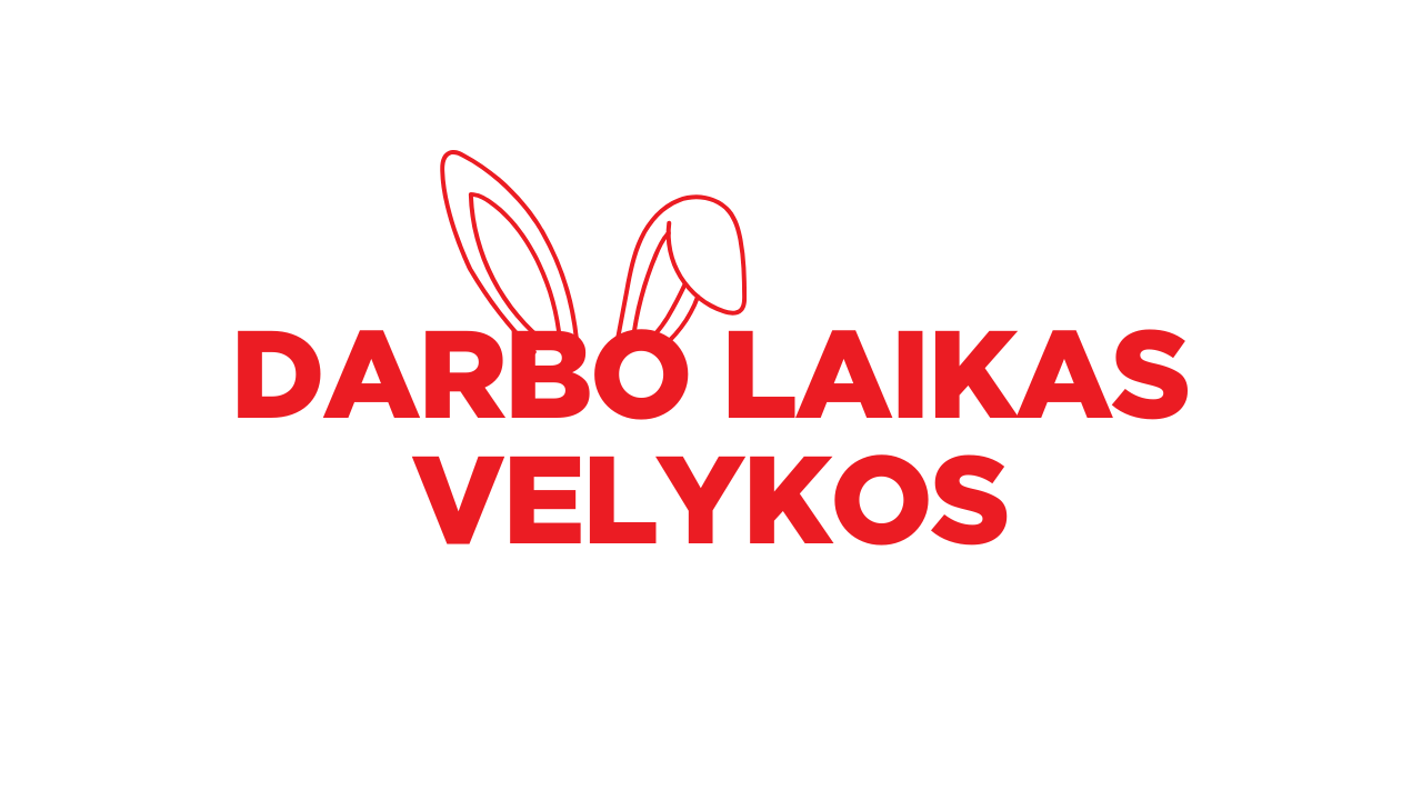 Darbo laikas Velykos